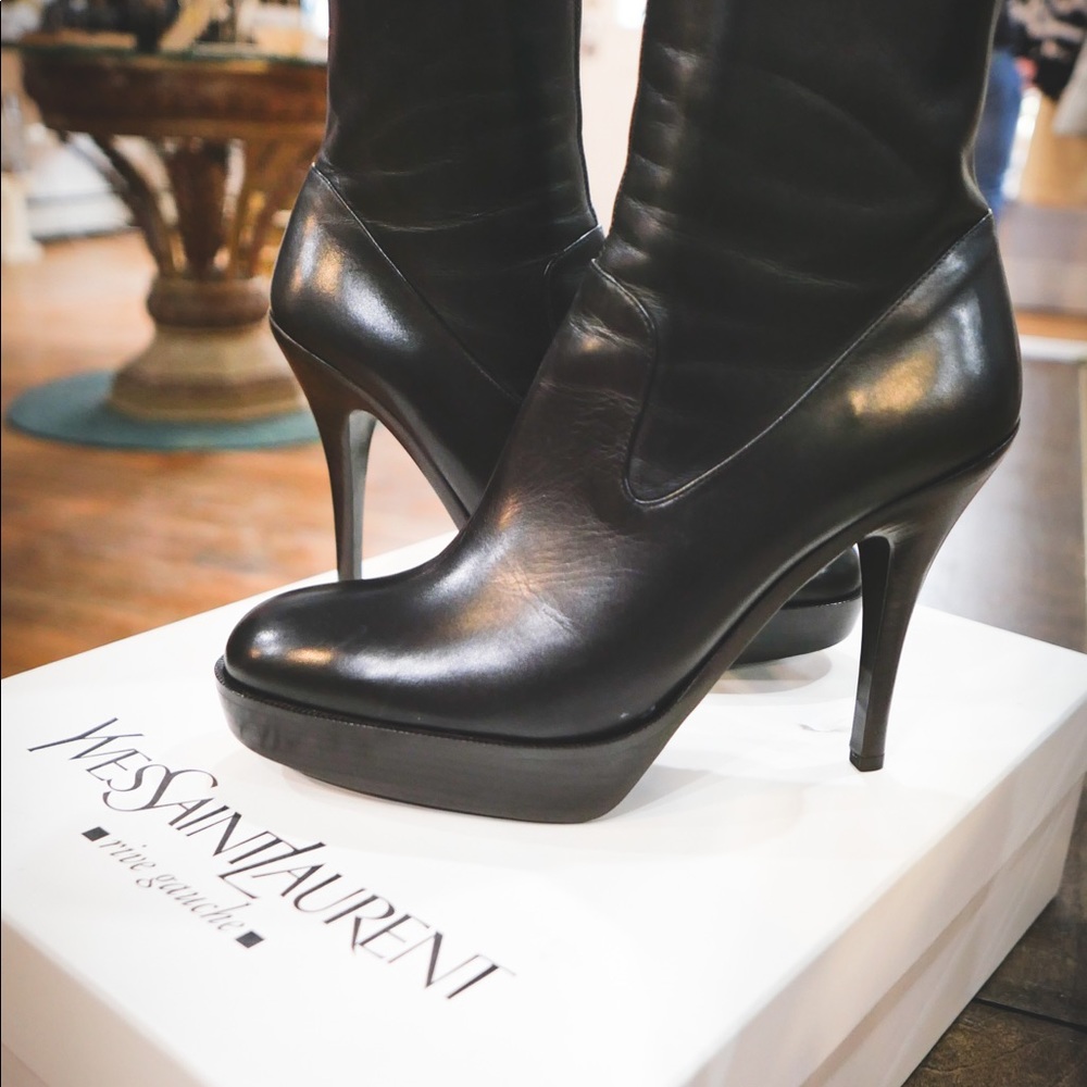 YSL Camden Booties